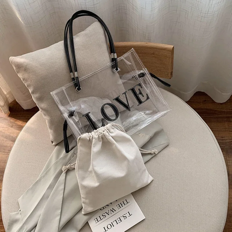 PVC Transparent Fashion Should - огляд і ціна Jelly Bag Clear Pvc