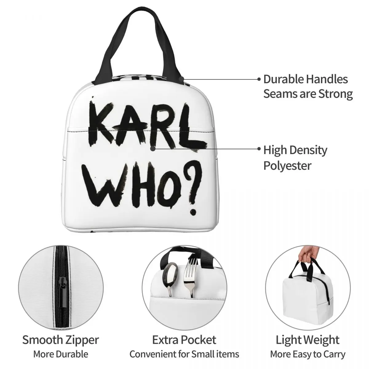 Karl Who Insulated Lunch Bag f - огляд і ціна Women'S Karl Bags