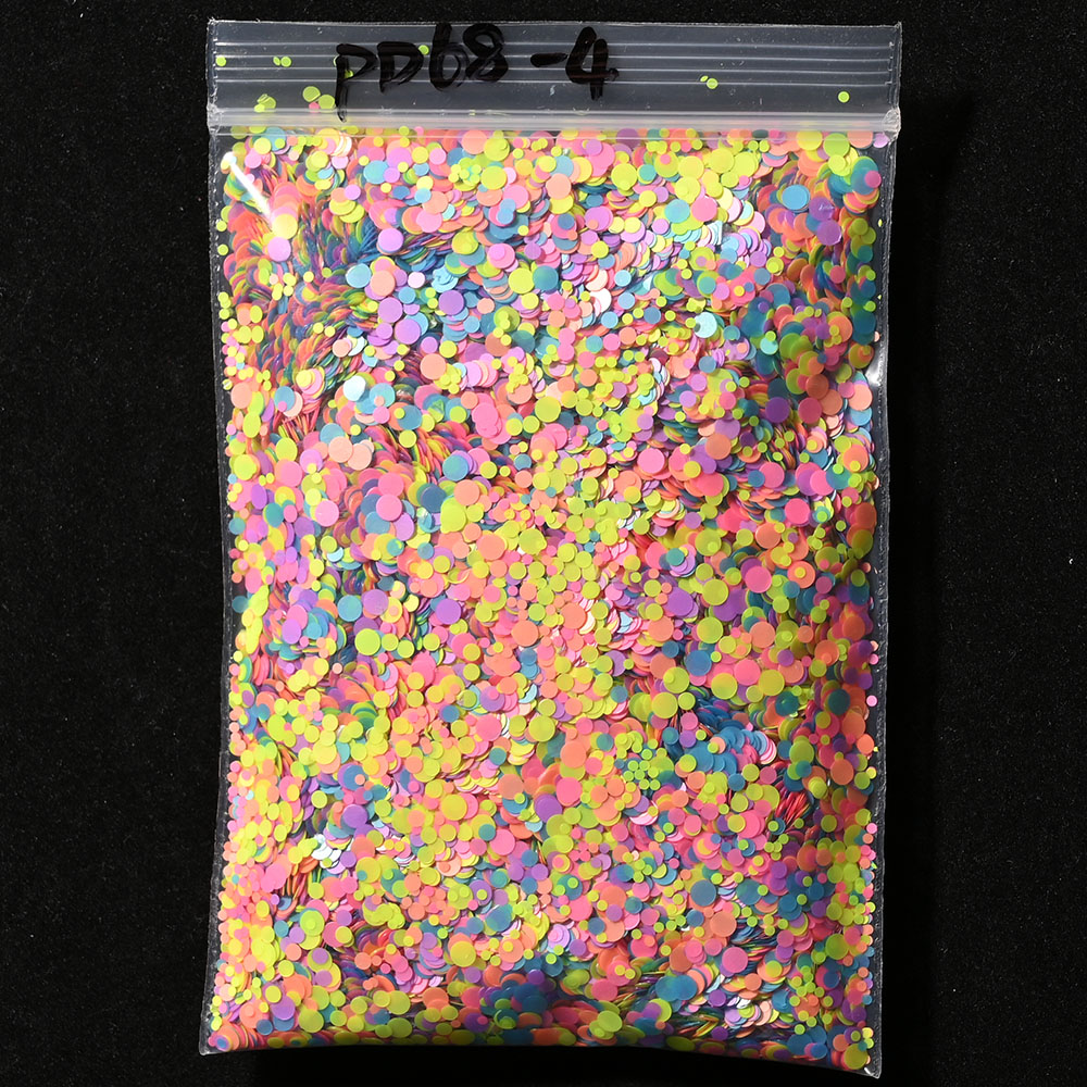 50g/bag Neon Mixed Size Circle - огляд і ціна Circle Round Bag
