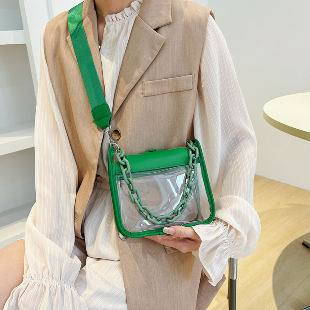 Fashion Ladies Jelly Solid Col - огляд і ціна Jelly Bag Clear Pvc