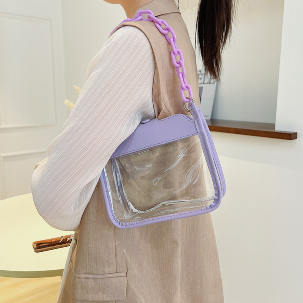 Fashion Ladies Jelly Solid Col - огляд і ціна Jelly Bag Clear Pvc