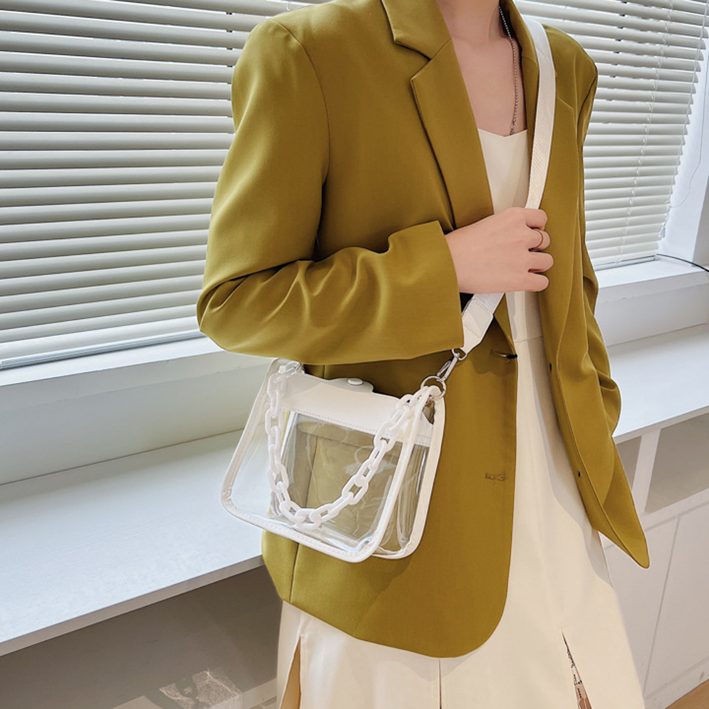 Fashion Ladies Jelly Solid Col - огляд і ціна Jelly Bag Clear Pvc