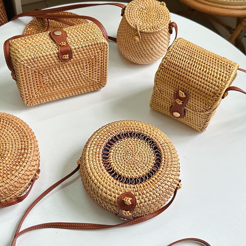 Vietnam Style Rattan Weaving B - огляд і ціна Women Bags Vietnam