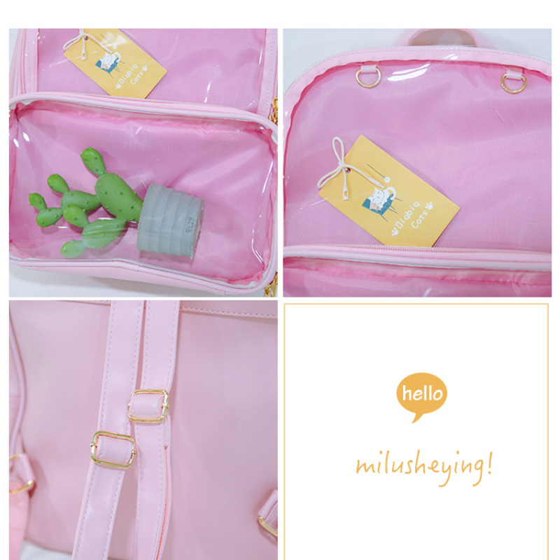 Cute Clear Transparent Women B - огляд і ціна Jelly Bag Clear Pvc