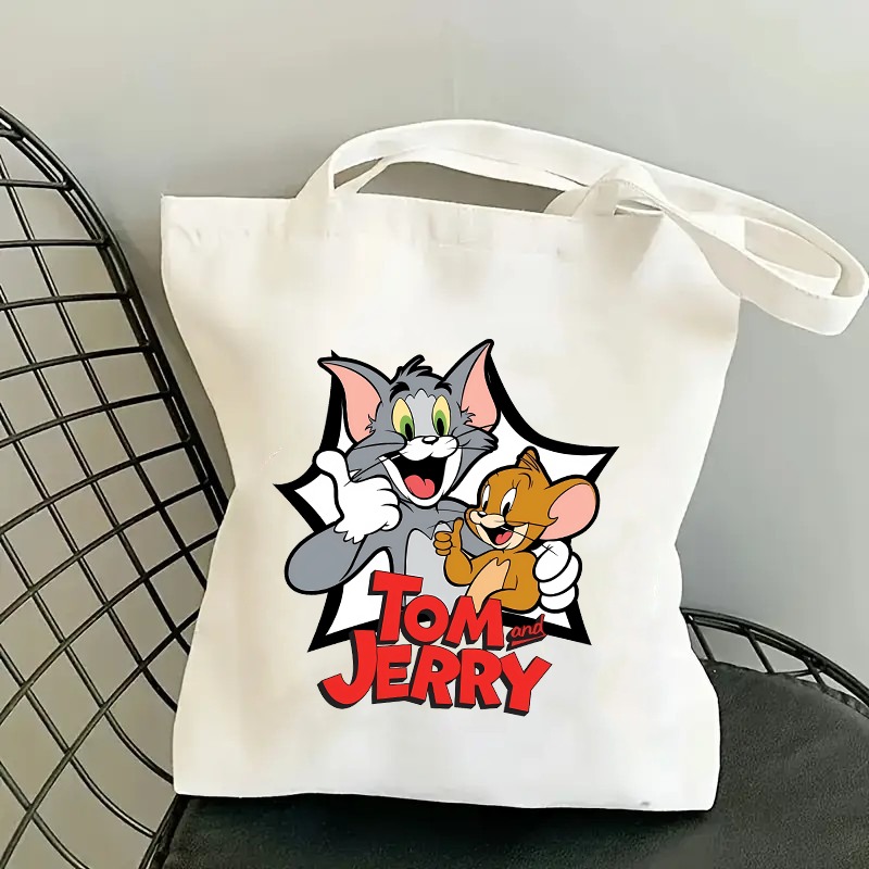 Tom and Jerry Cute Canvas Bag  - огляд і ціна Women'S Bags Handbags