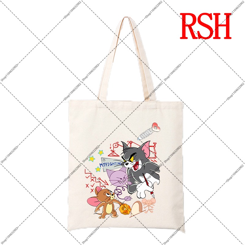 Tom and Jerry Cute Canvas Bag  - огляд і ціна Women'S Bags Handbags
