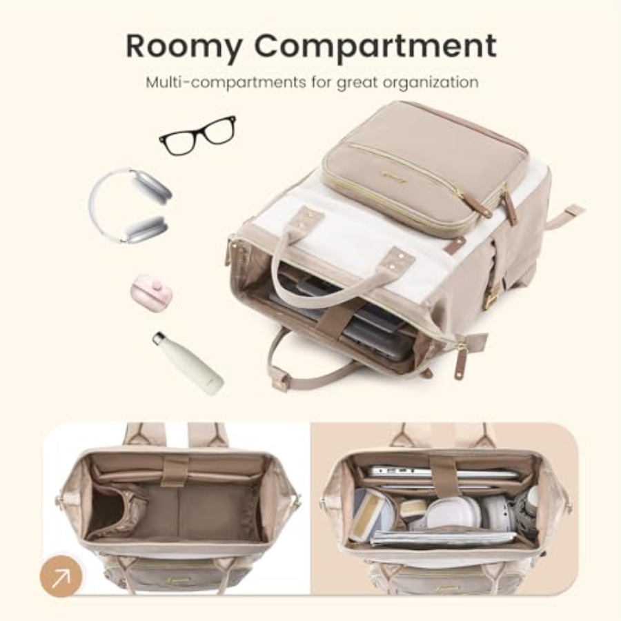Laptop Backpack for Women Work - огляд і ціна Women Bags Large