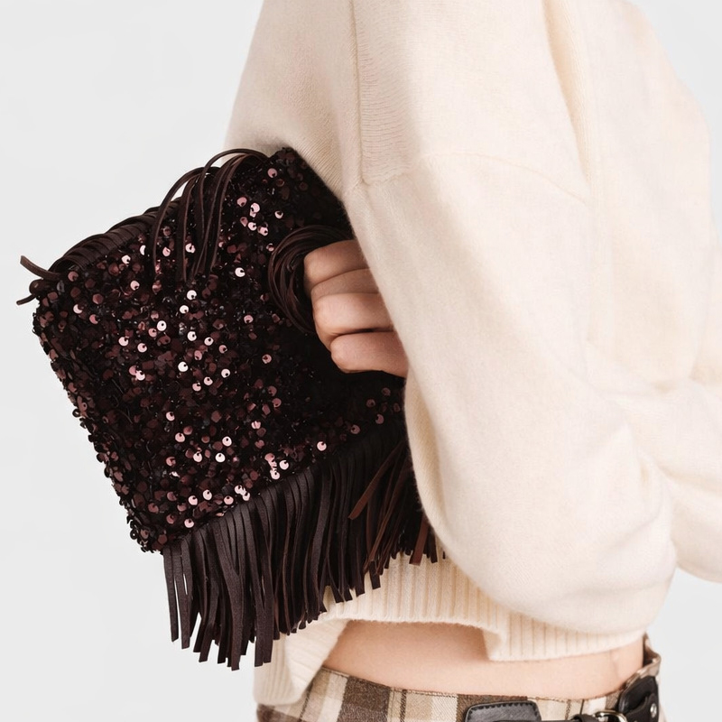 Mini Sequin Clutch Evening Bag - огляд і ціна Mini Purse Chain